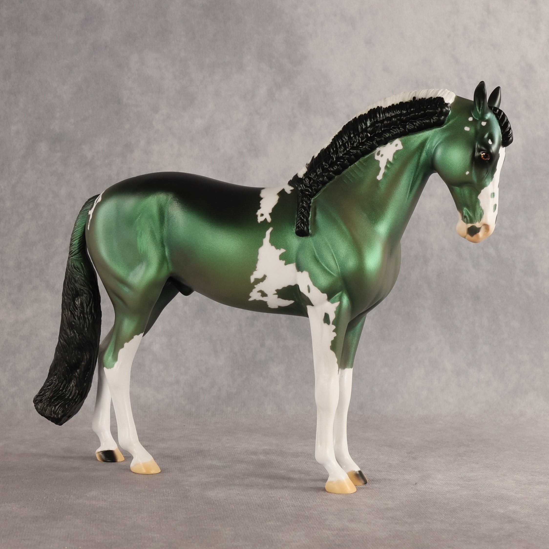 Green Eyed Monster OOAK FCM Andalusian by Alex Fortman EQ26