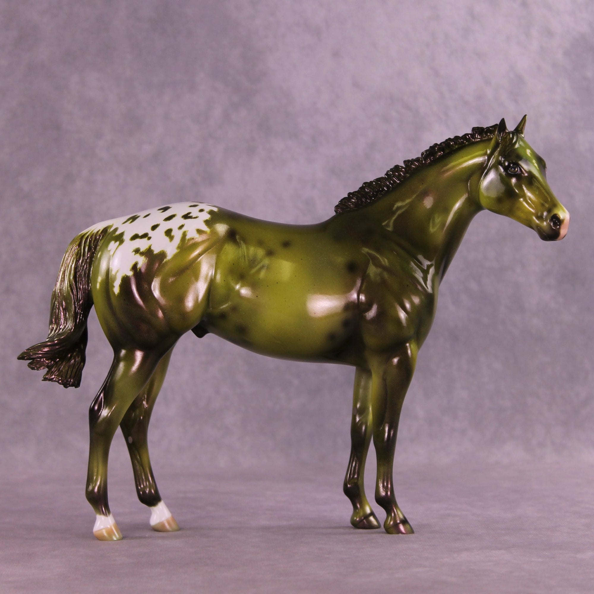 Green with Envy  OOAK Ideal Stock Horse by Julie Keim MM25 Group A