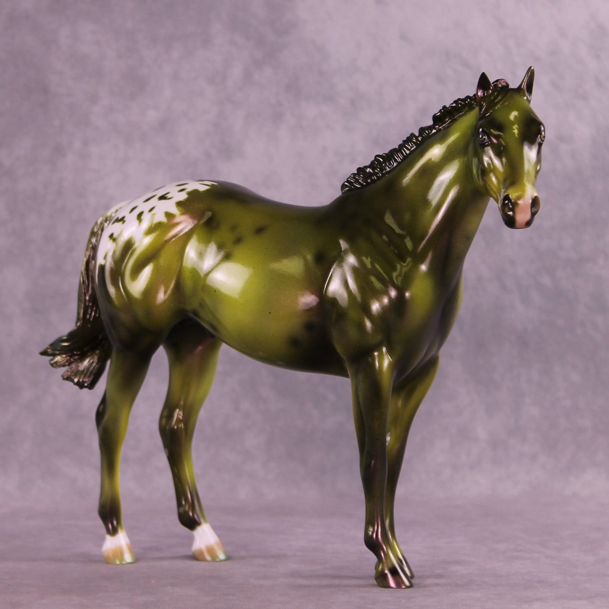 Green with Envy  OOAK Ideal Stock Horse by Julie Keim MM25 Group A
