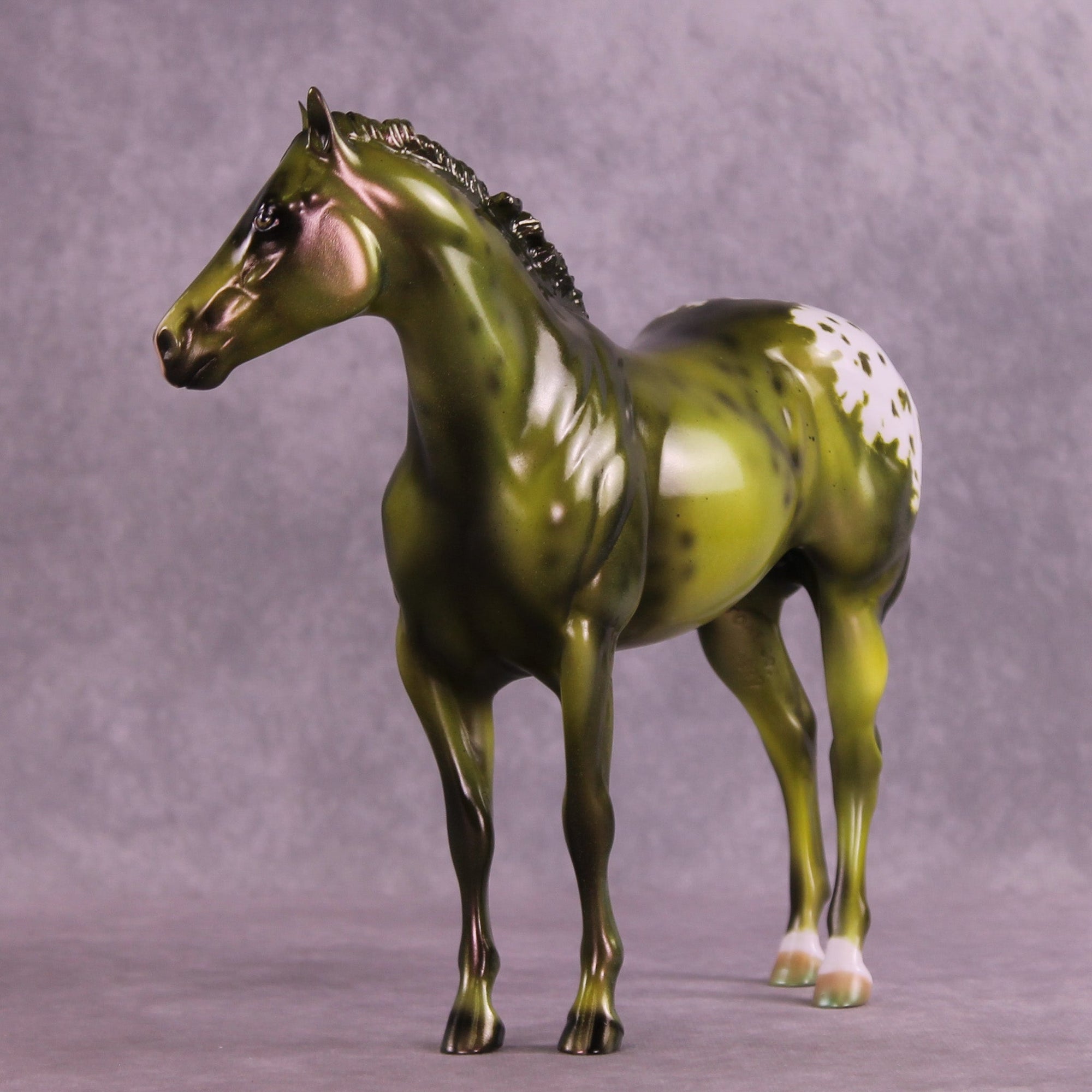Green with Envy  OOAK Ideal Stock Horse by Julie Keim MM25 Group A