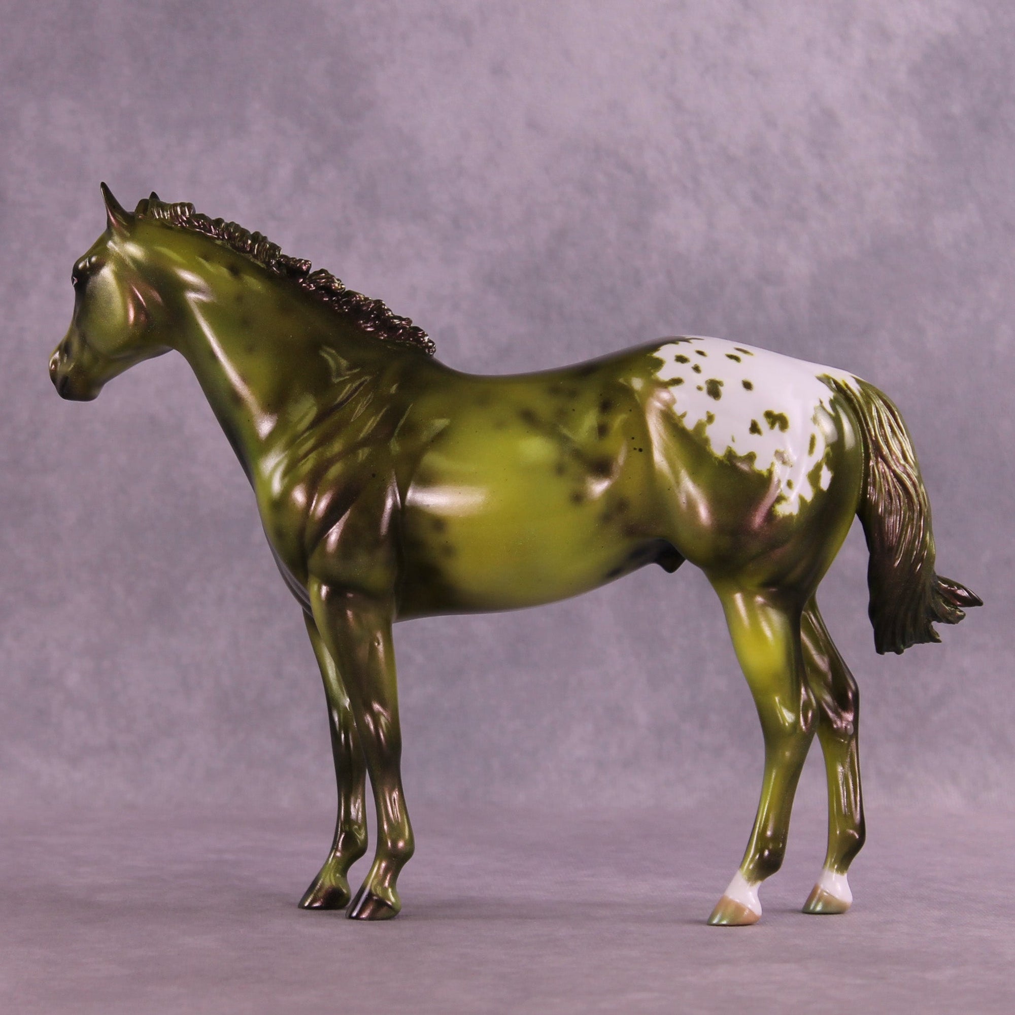 Green with Envy  OOAK Ideal Stock Horse by Julie Keim MM25 Group A