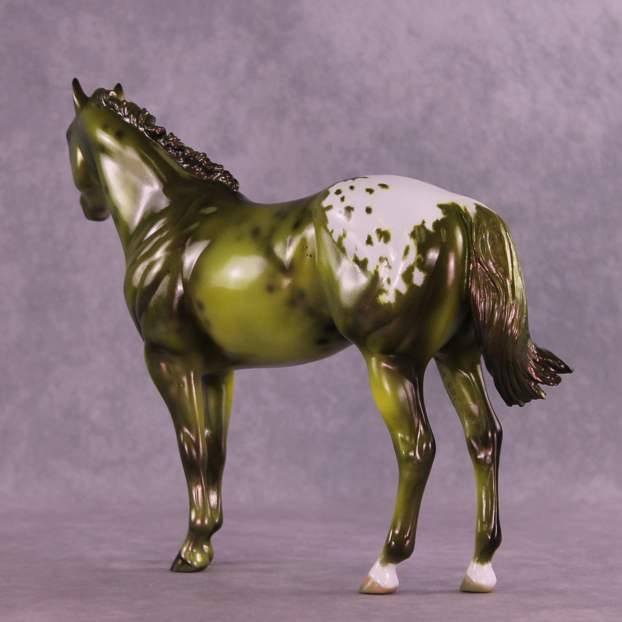 Green with Envy  OOAK Ideal Stock Horse by Julie Keim MM25 Group A