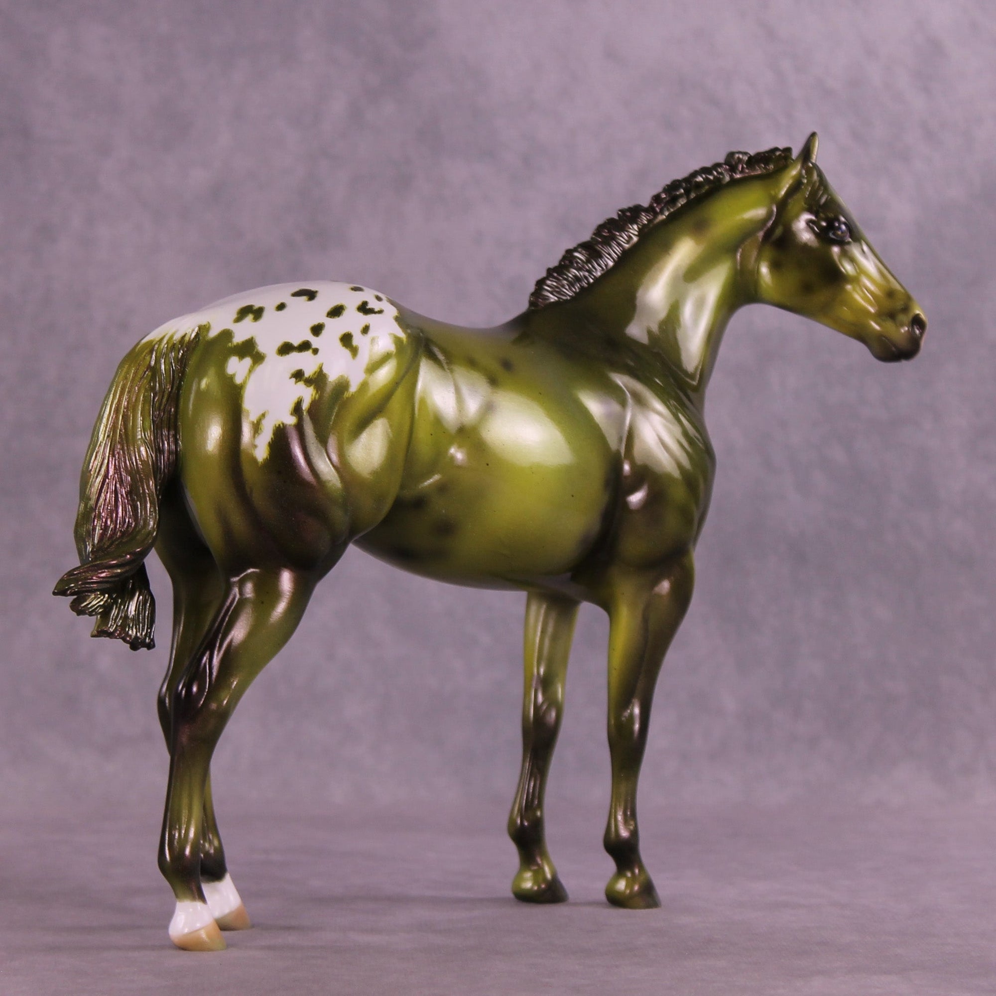 Green with Envy  OOAK Ideal Stock Horse by Julie Keim MM25 Group A