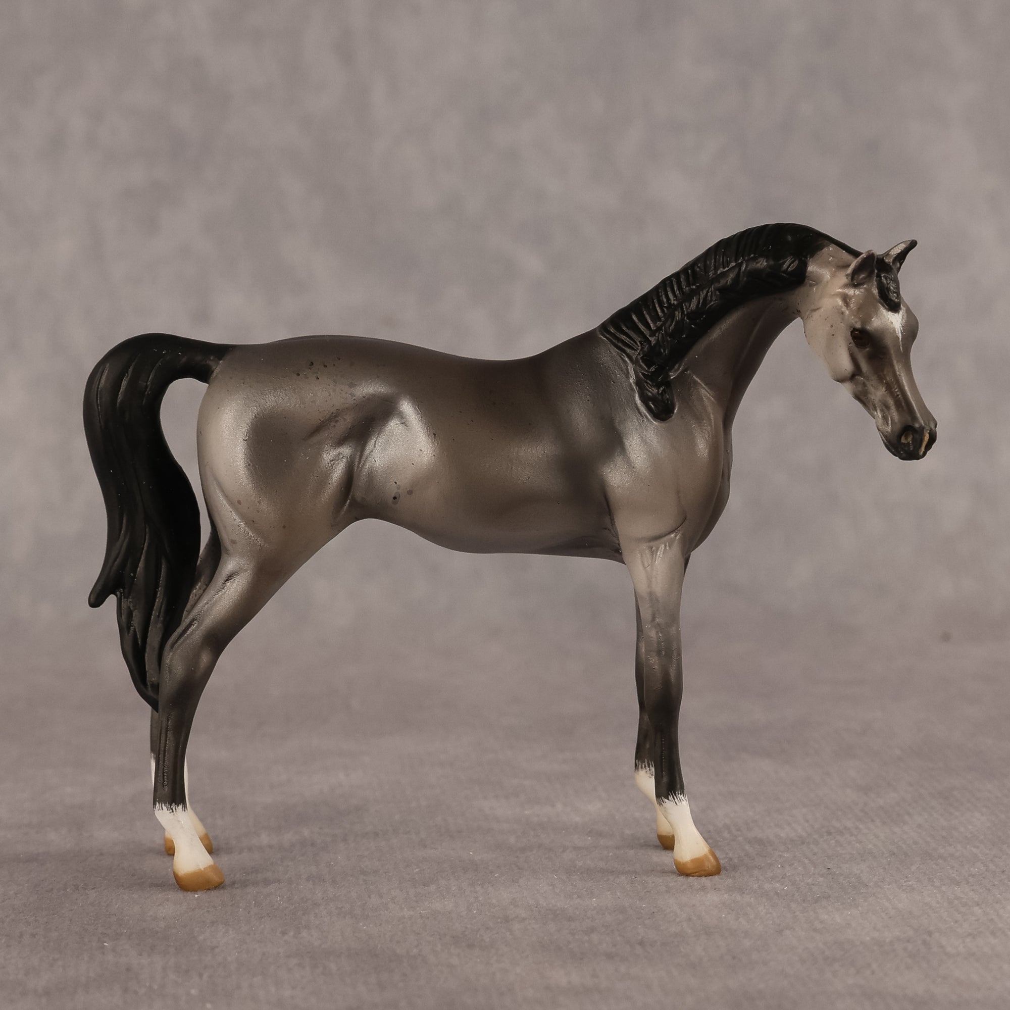 Grey Ghost OOAK EFCM Chip Arabian by Kristen Cermele GS26