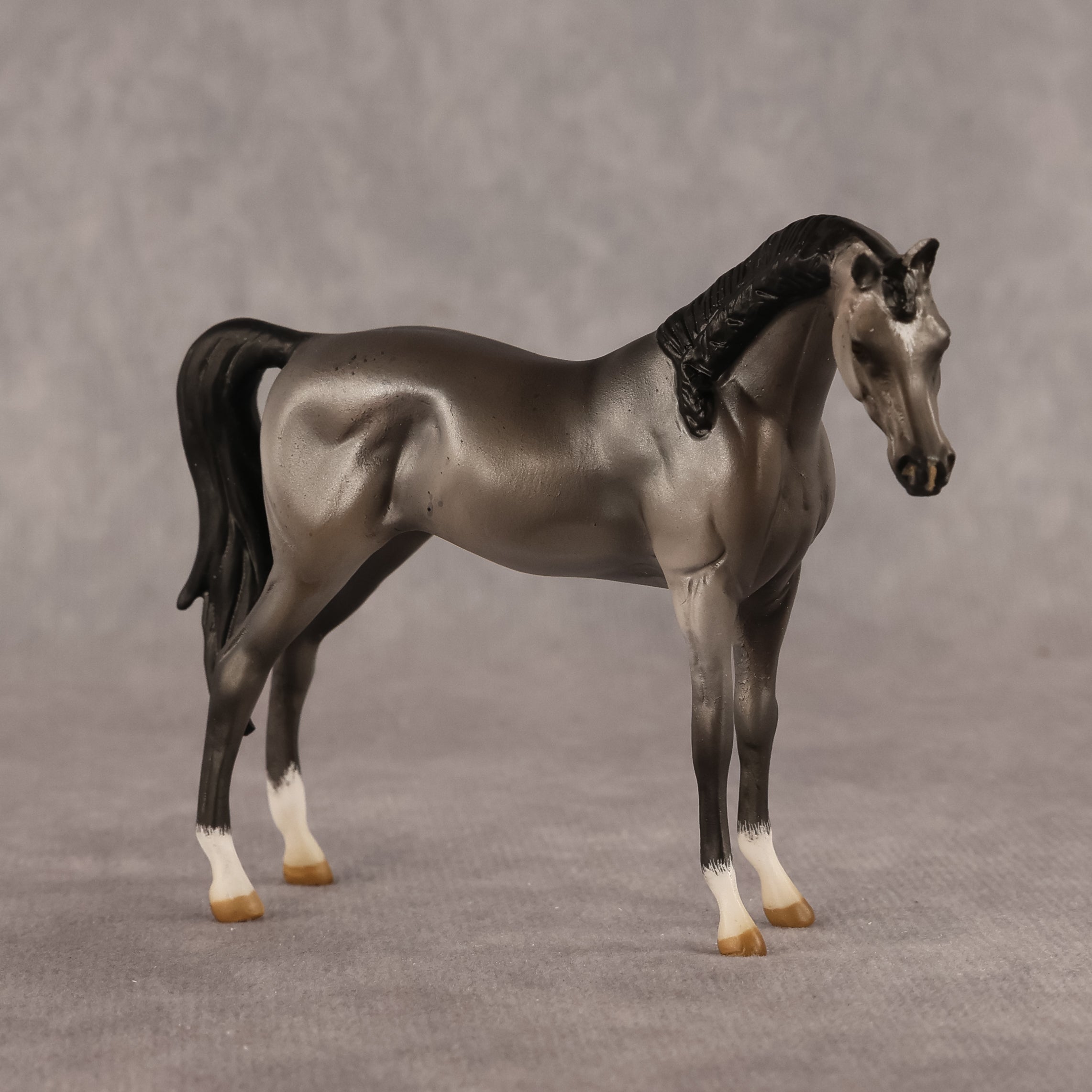 Grey Ghost OOAK EFCM Chip Arabian by Kristen Cermele GS26