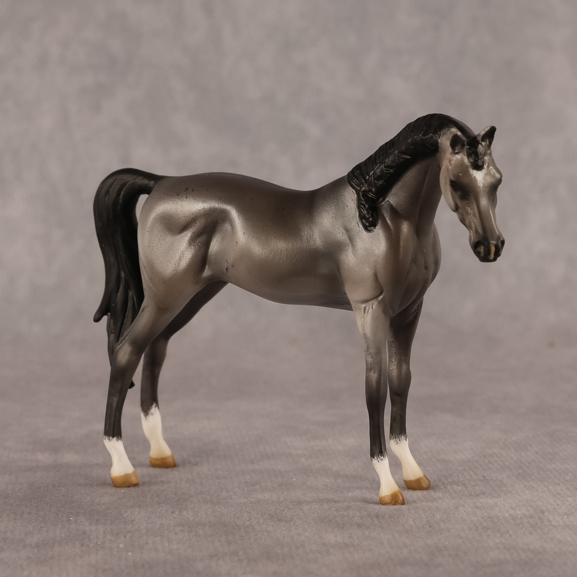 Grey Ghost OOAK EFCM Chip Arabian by Kristen Cermele GS26