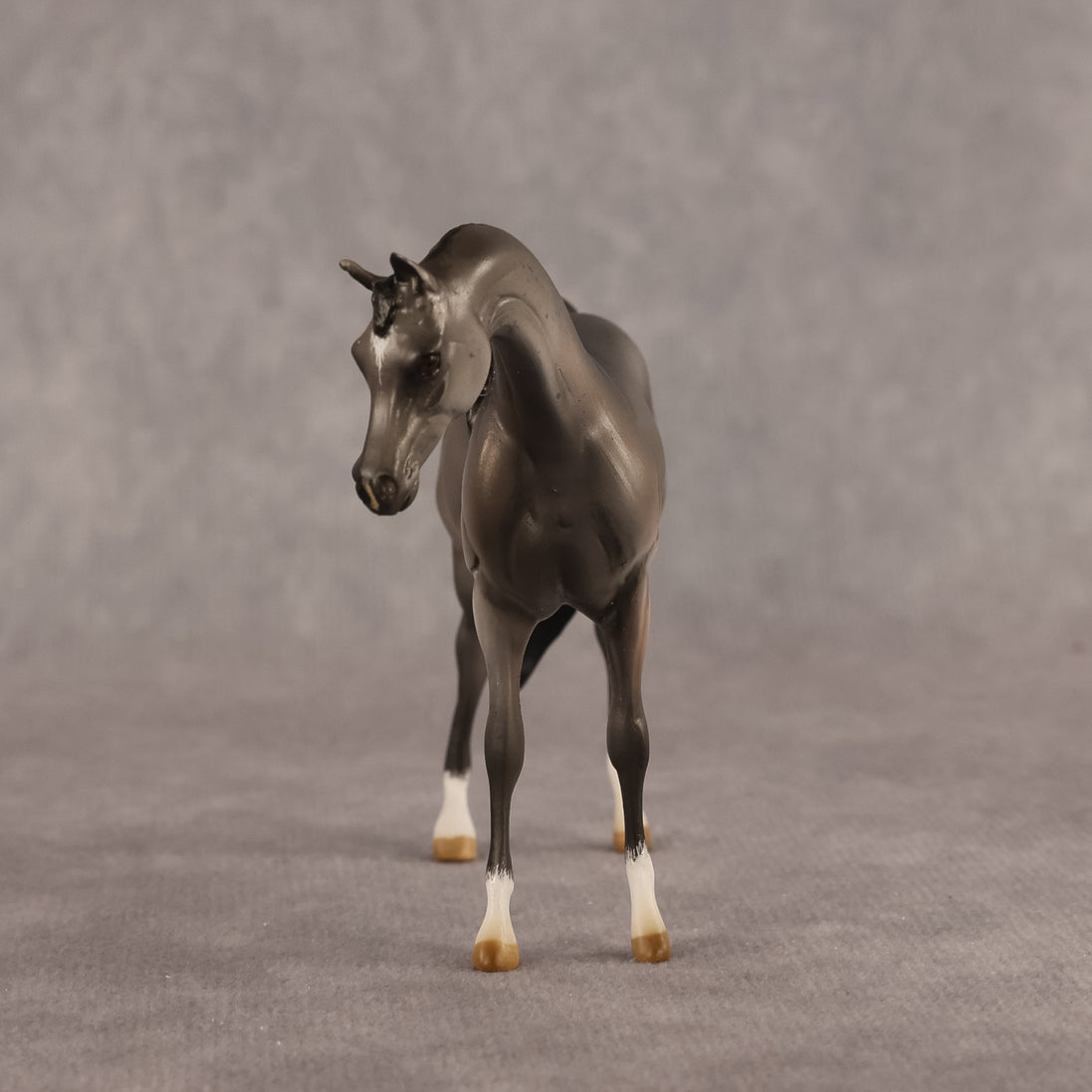 Grey Ghost OOAK EFCM Chip Arabian by Kristen Cermele GS26