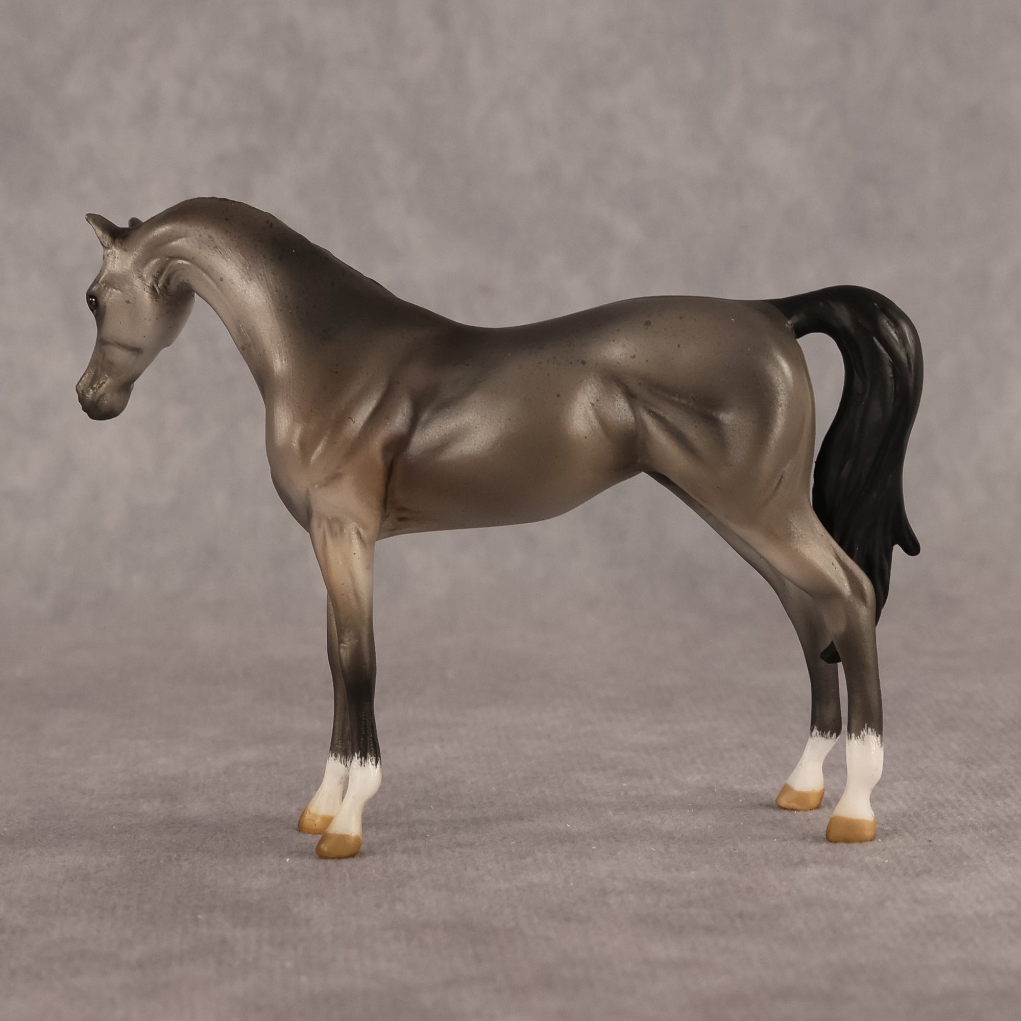 Grey Ghost OOAK EFCM Chip Arabian by Kristen Cermele GS26