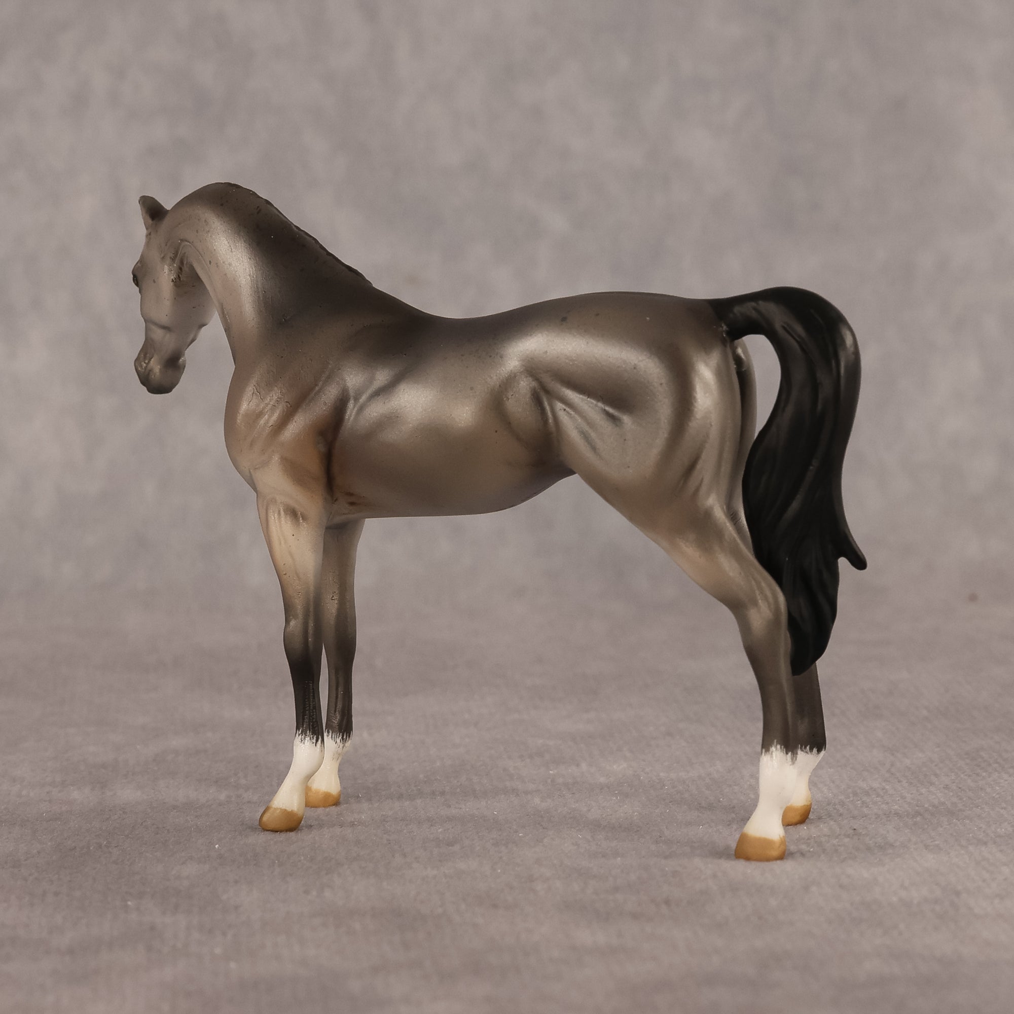 Grey Ghost OOAK EFCM Chip Arabian by Kristen Cermele GS26