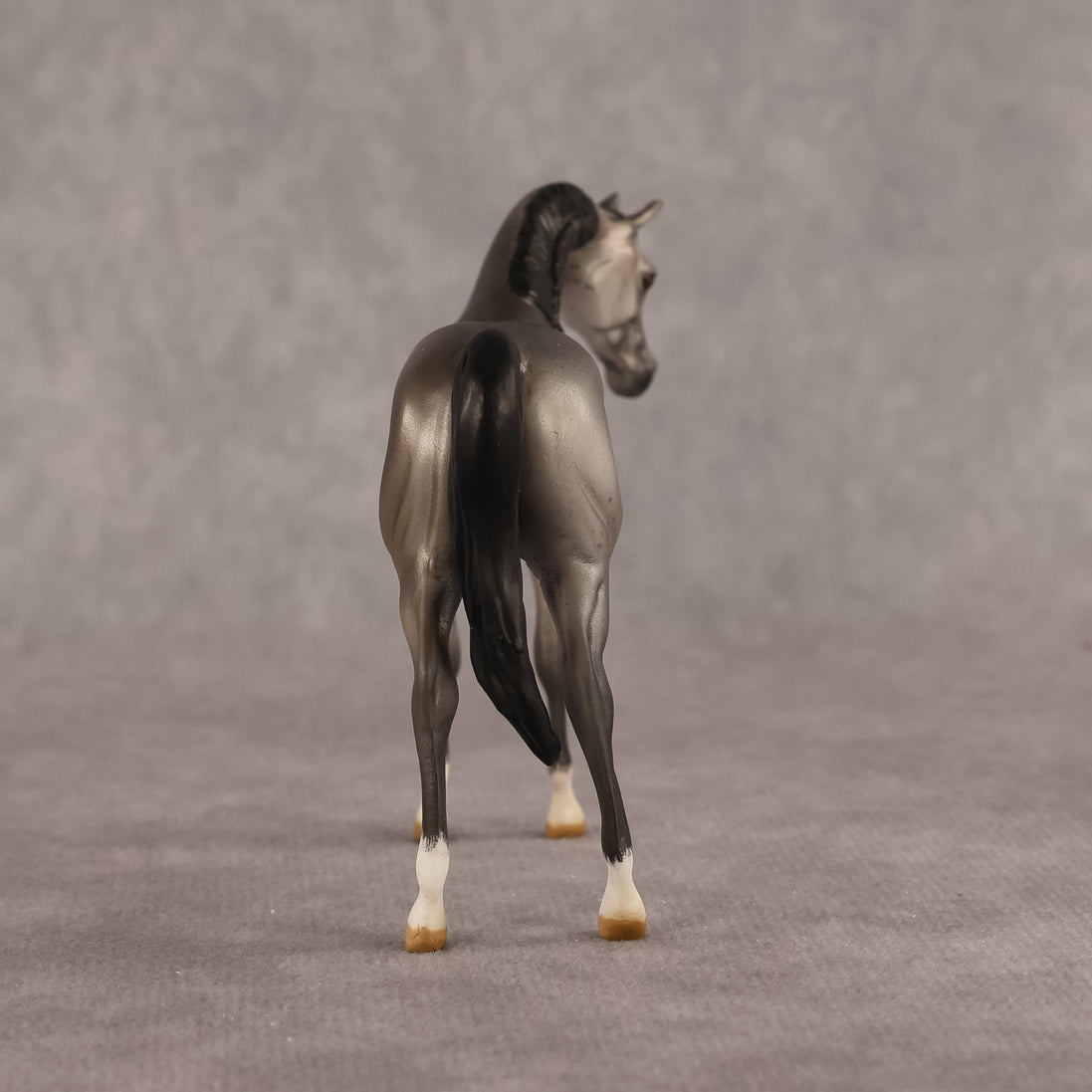 Grey Ghost OOAK EFCM Chip Arabian by Kristen Cermele GS26