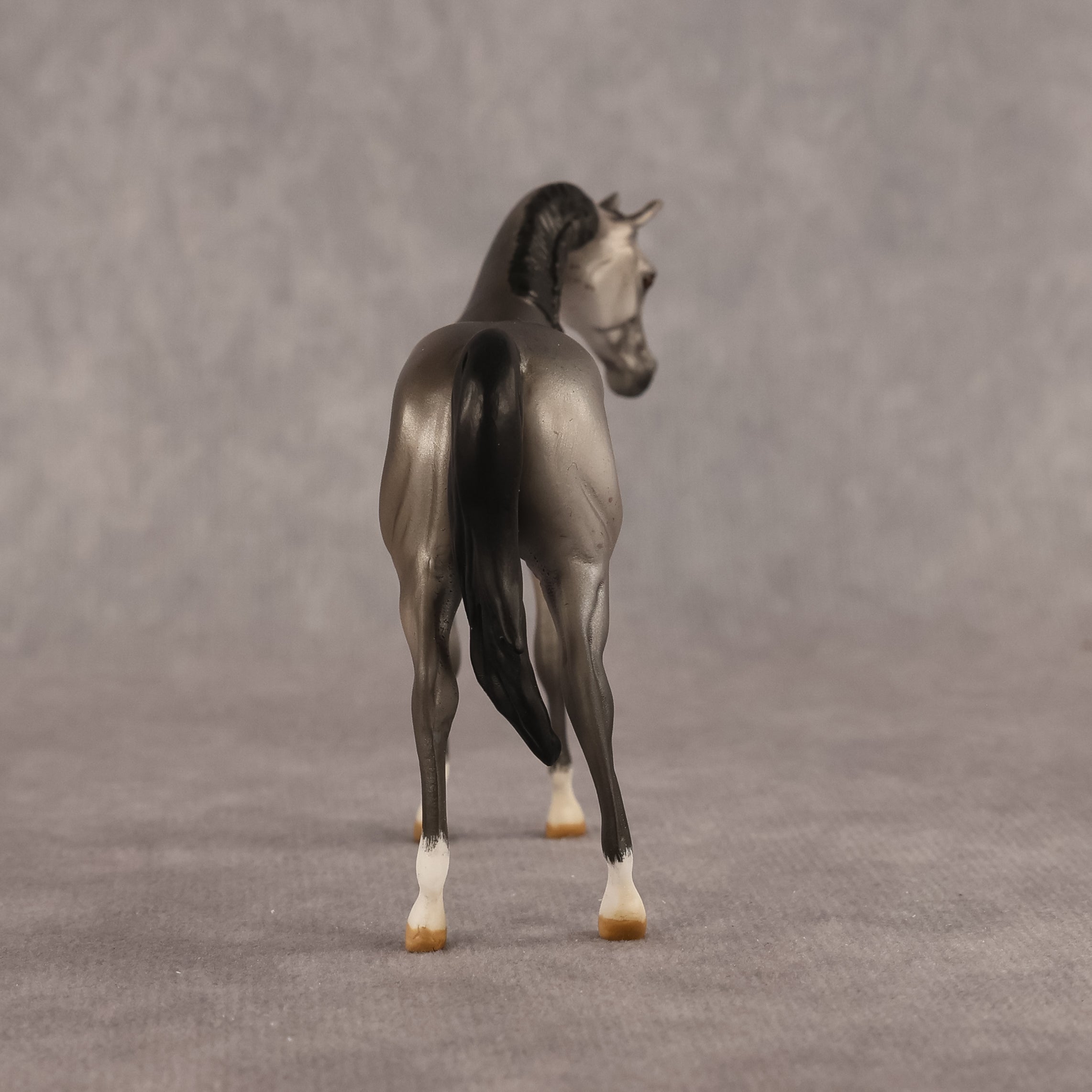 Grey Ghost OOAK EFCM Chip Arabian by Kristen Cermele GS26