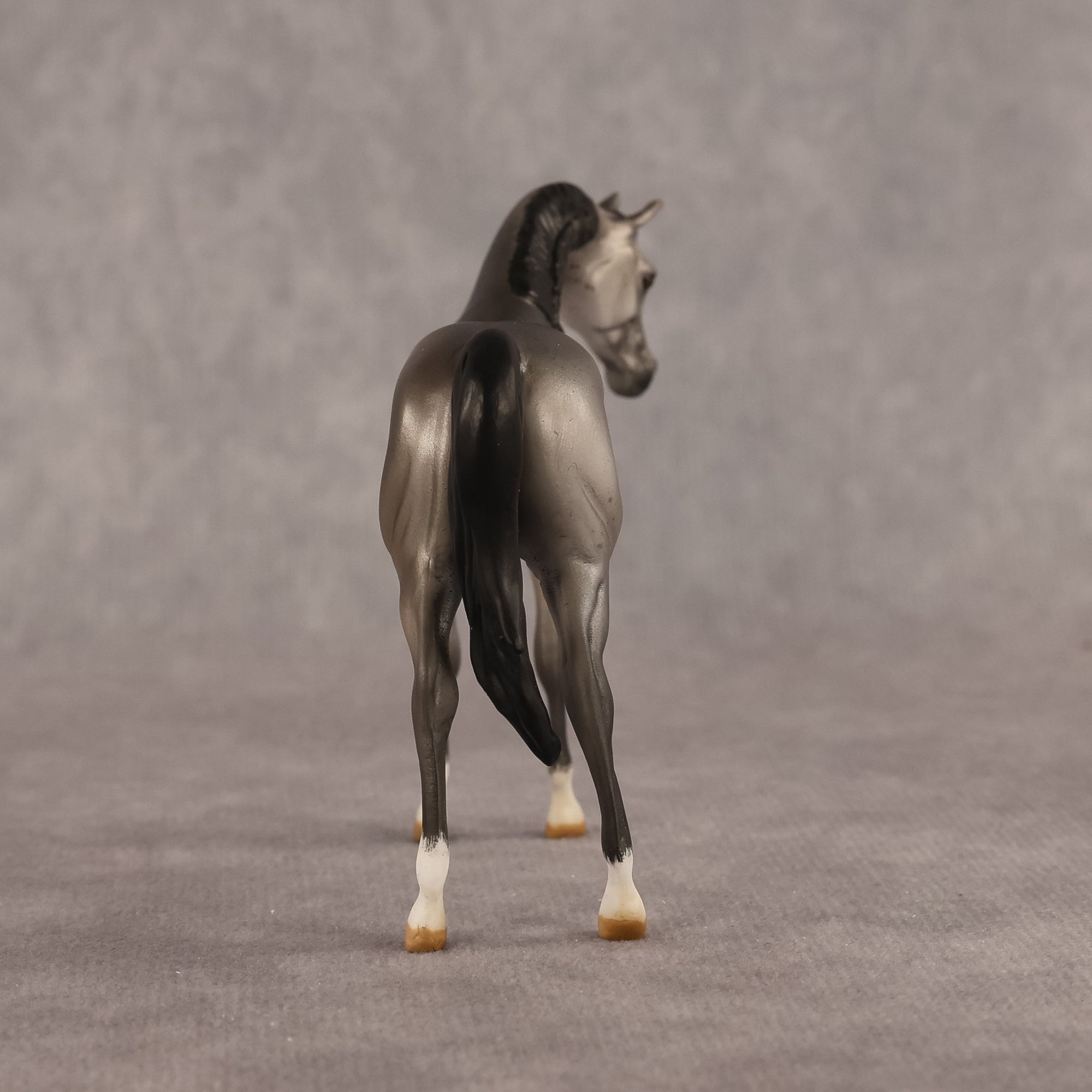 Grey Ghost OOAK EFCM Chip Arabian by Kristen Cermele GS26