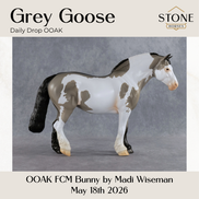 Grey Goose OOAK FCM Bunny by Madi Wiseman DDOOAKs26
