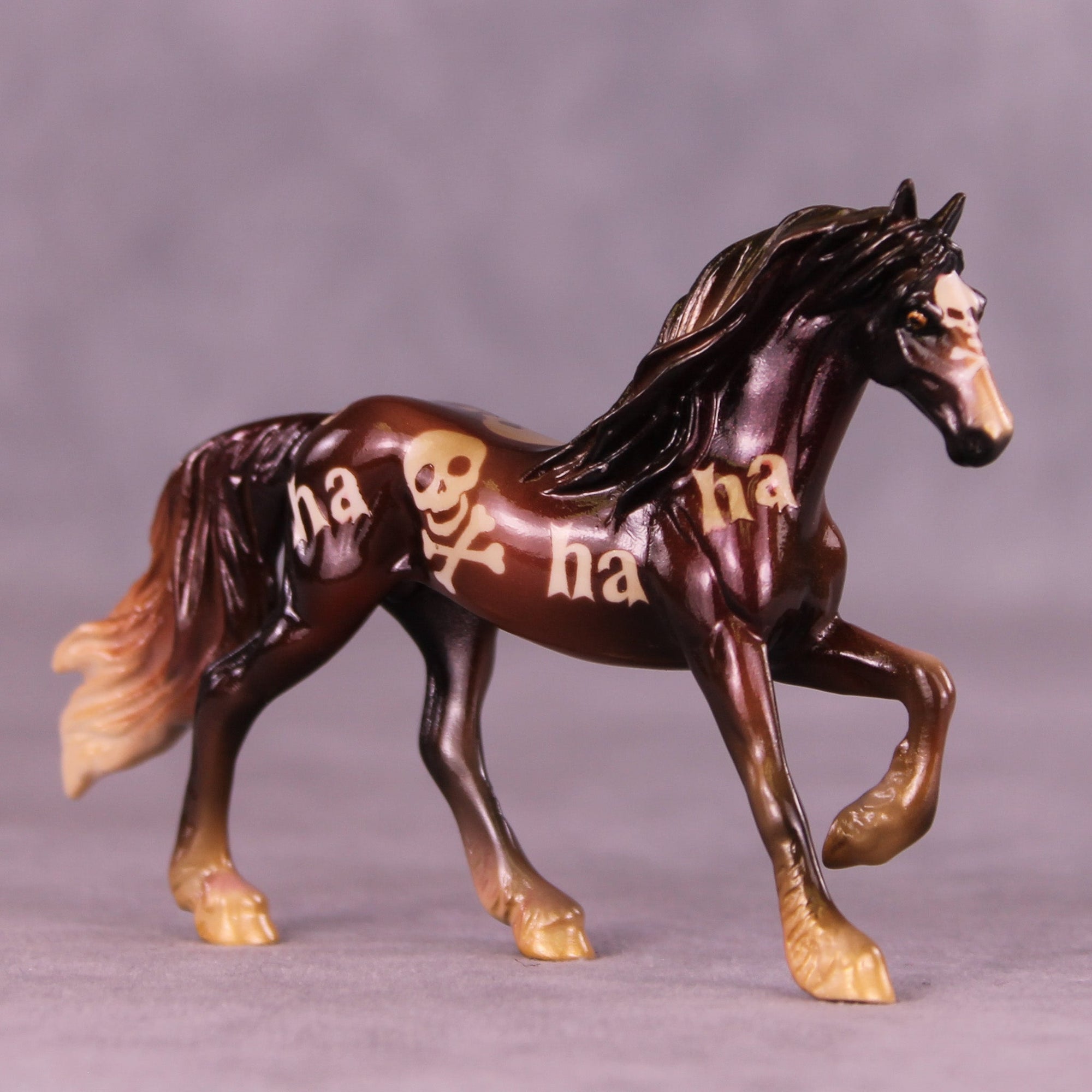 Ha,Ha,Ha OOAK Chip Friesian by Kike (Enrique) Duarte MM25 Group C