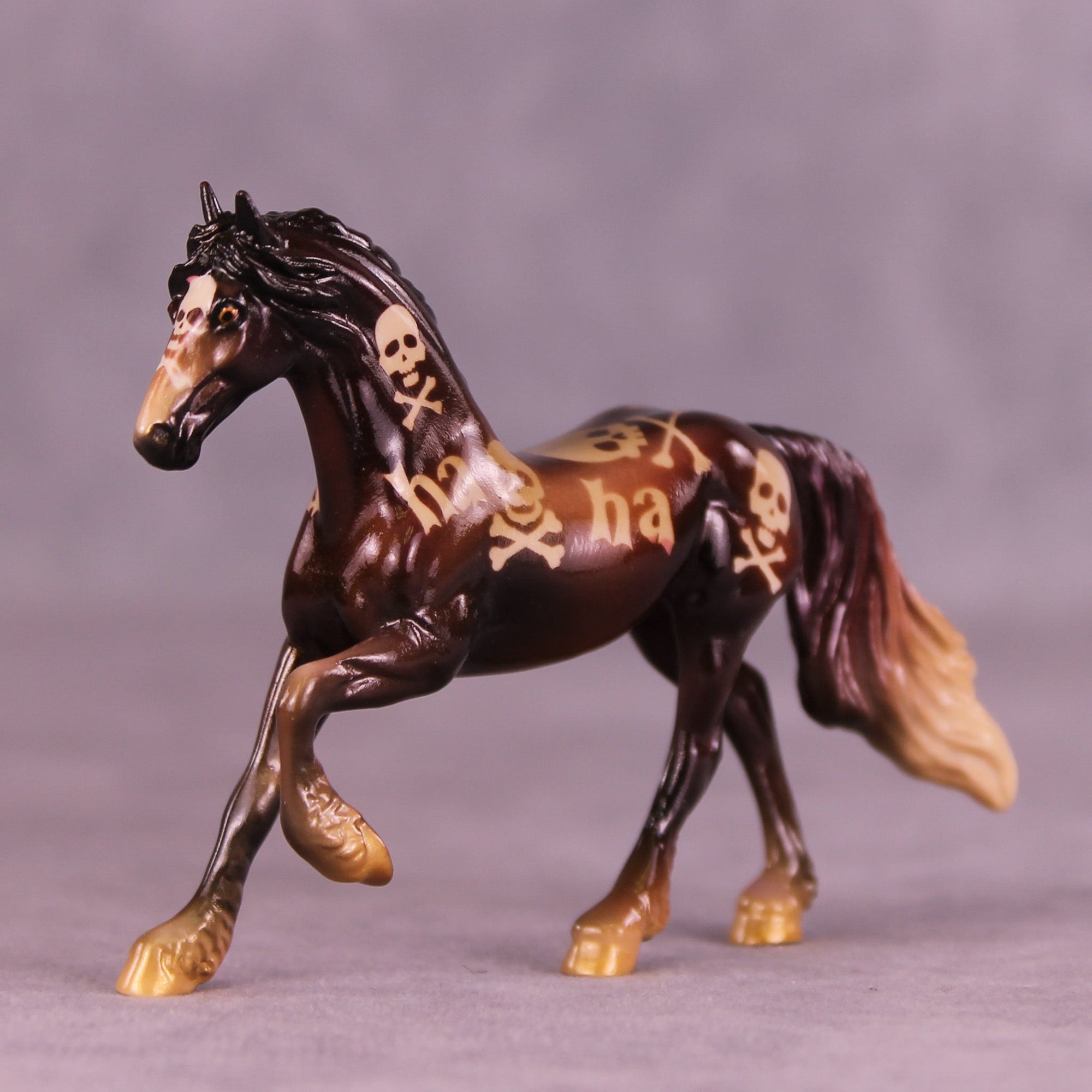 Ha,Ha,Ha OOAK Chip Friesian by Kike (Enrique) Duarte MM25 Group C