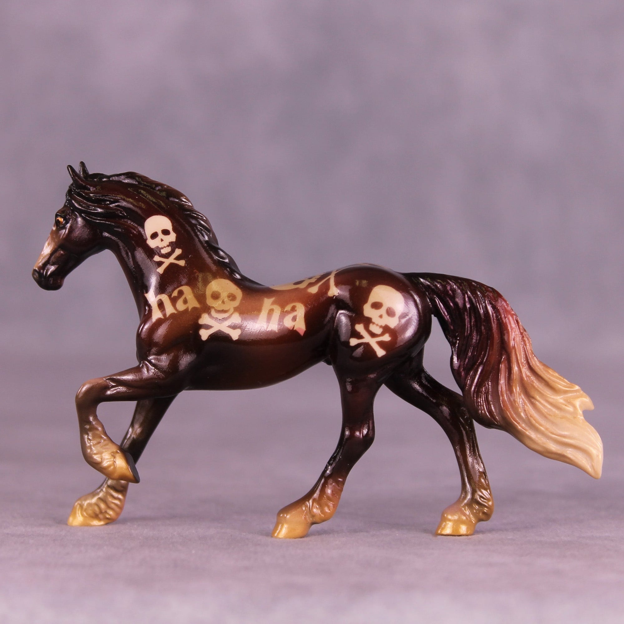 Ha,Ha,Ha OOAK Chip Friesian by Kike (Enrique) Duarte MM25 Group C