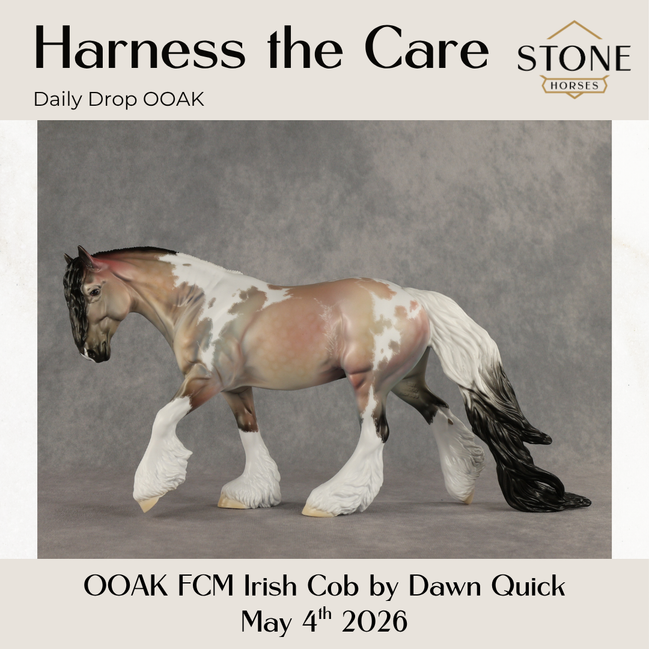Harness the Care OOAK FCM Irish Cob by Dawn Quick DDOOAKs26