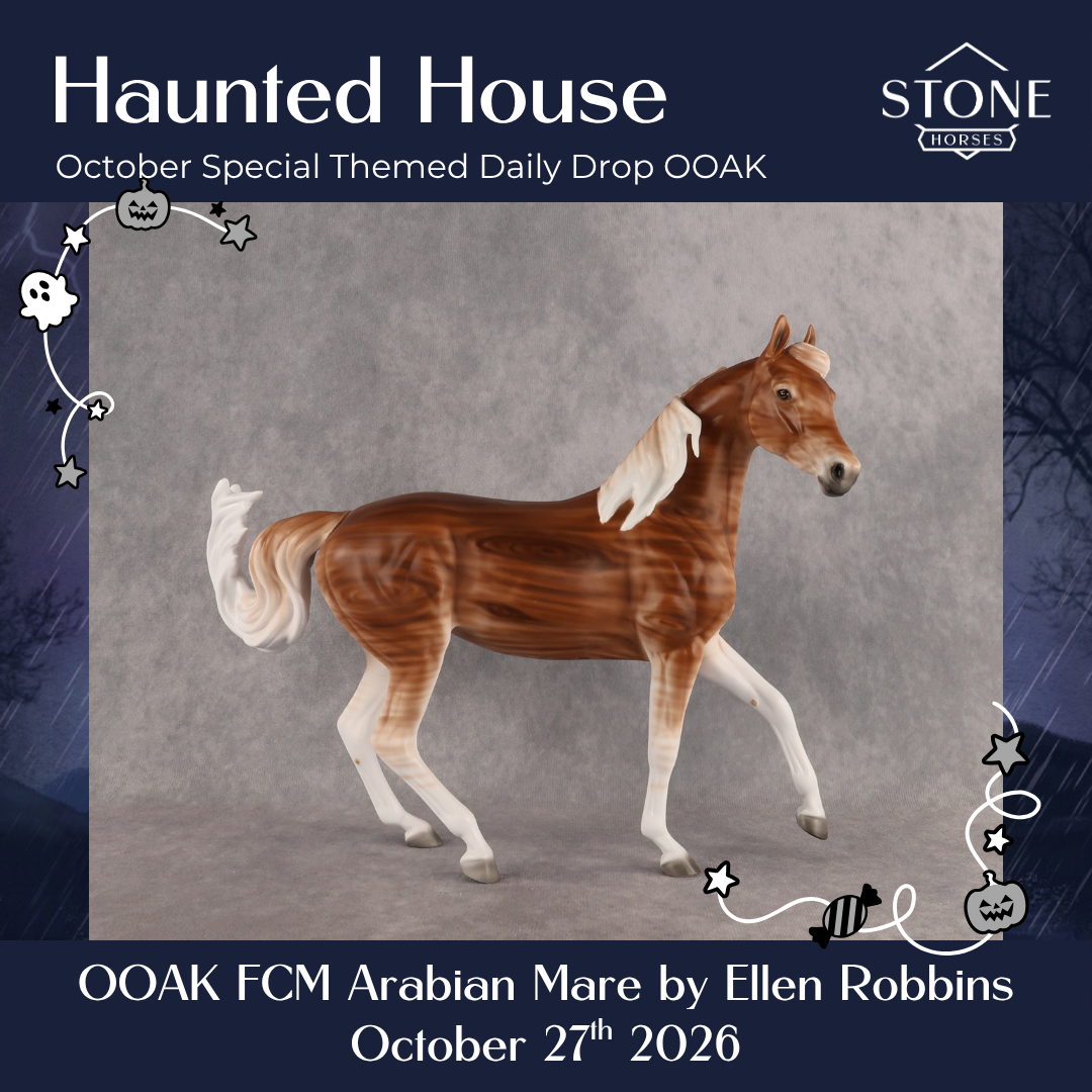 Haunted House OOAK FCM Arabian Mare by Ellen Robbins DDOOAKs26