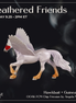 Hawkbait OOAK FCM Chip Friesian by Angela Marleau FTF26