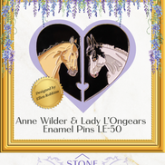 Dappledown Soirée Anne & Lily Best Friends Enamel Pin Set LE-50 EQ25
