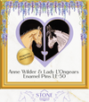 Dappledown Soirée Anne &amp; Lily Best Friends Enamel Pin Set LE-50 EQ25