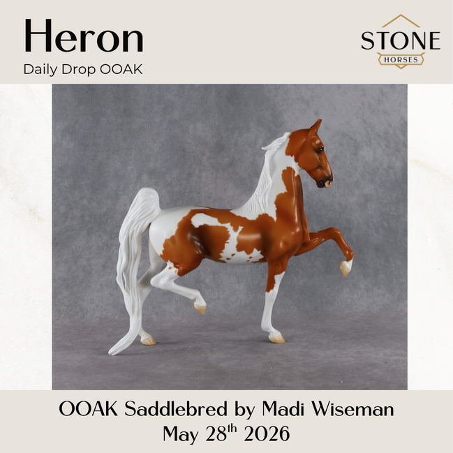 Heron OOAK Saddlebred by Madi Wiseman DDOOAKs26