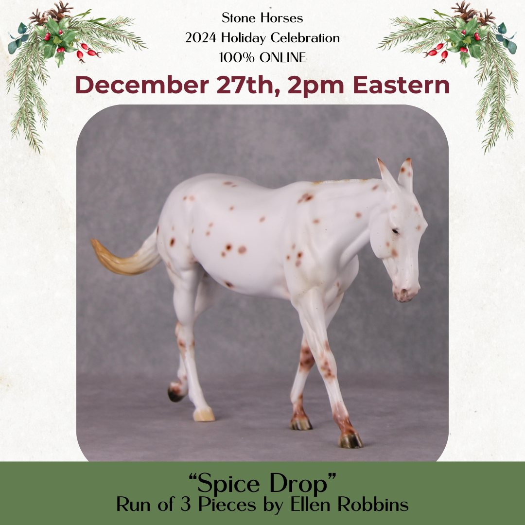 Spice Drop LE-3 Chestnut Leopard Appy Pinned Eared Mule by Ellen Robbins Holiday Sale Run HS24