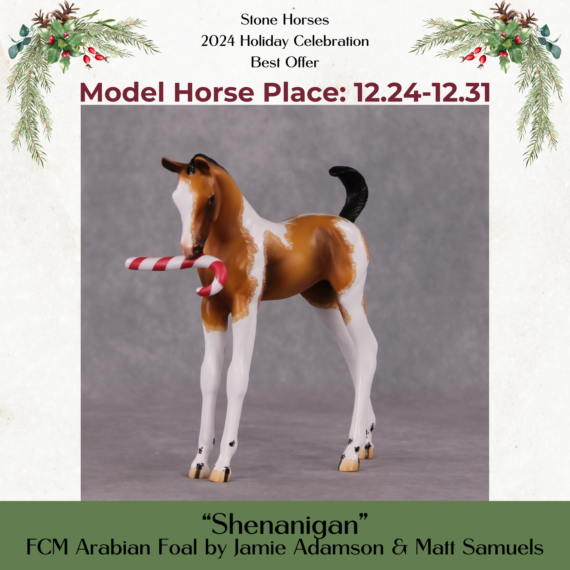 Shenanigan OOAK Arab Foal Painted By Jamie Adamson HS24 Best Offer