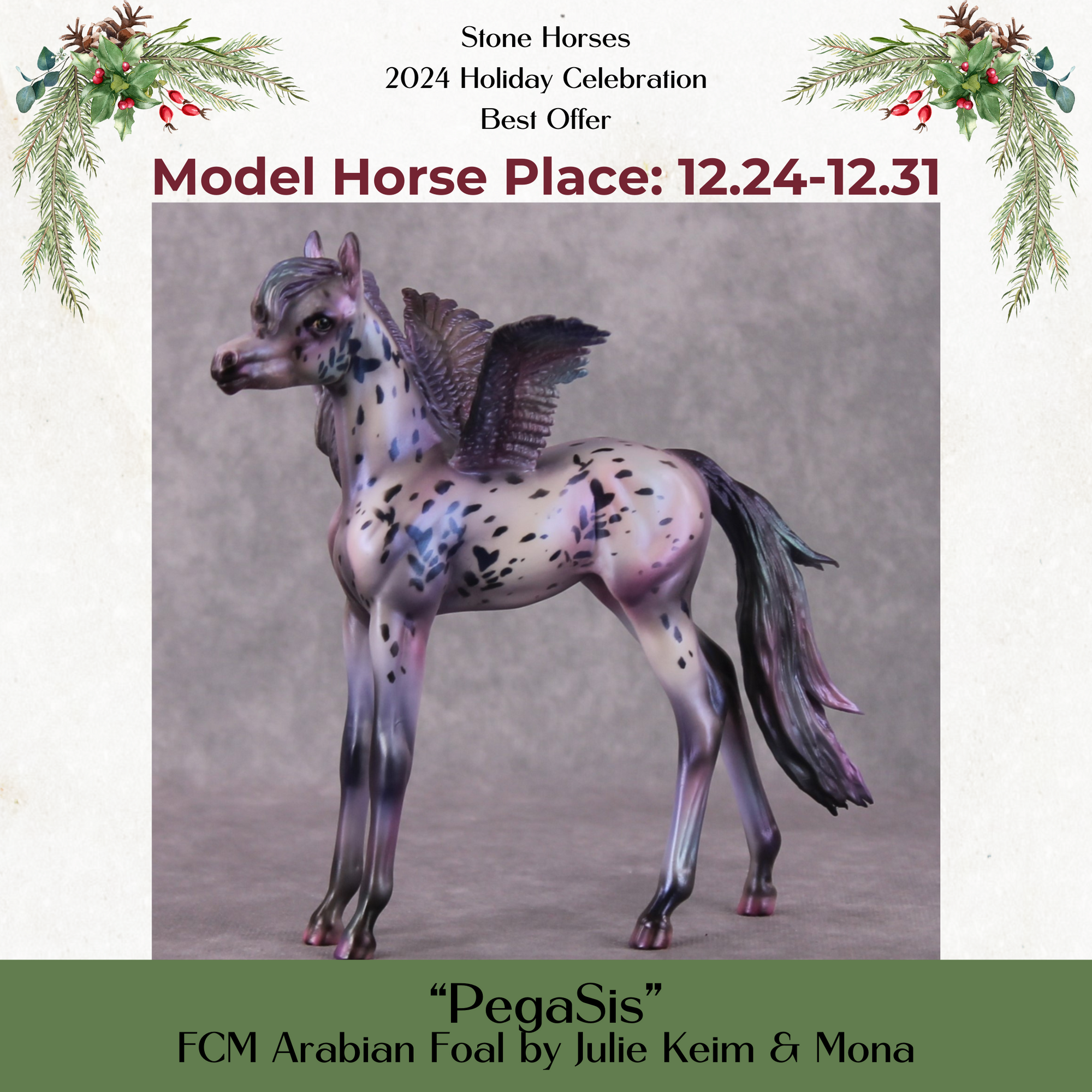 PegaSis OOAK Arab Foal Painted By Julie Keim HS24 Best Offer