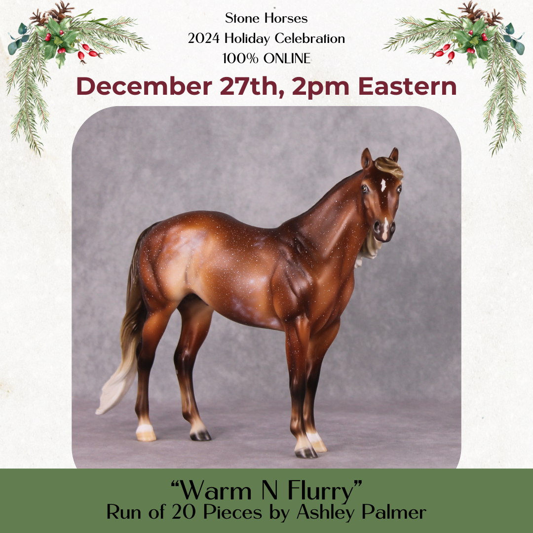 Warm N Flurry LE-20 Silver Bay Snowflake Appaloosa ISH By Ashley Palmer Holiday Sale Run HS24