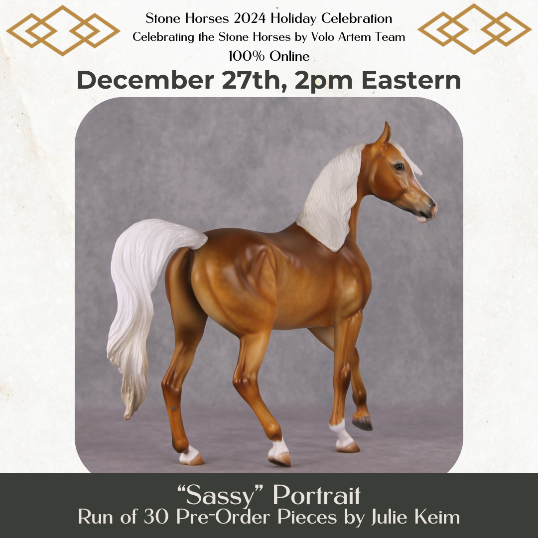 Sassy LE-19 Dappled Palomino Custom Arab Mare Holiday Sale Run HS24