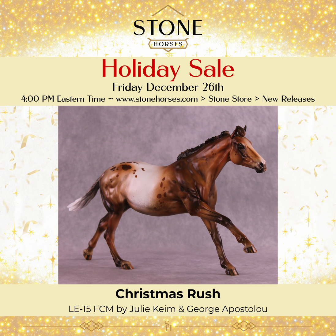 Christmas Rush LE-15 FCM Volo by Julie Keim HS25
