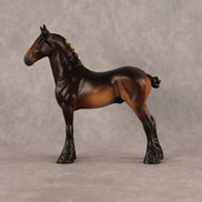 Holly Leaves OOAK Chip Standing Drafter by Anna Rieck LHS26