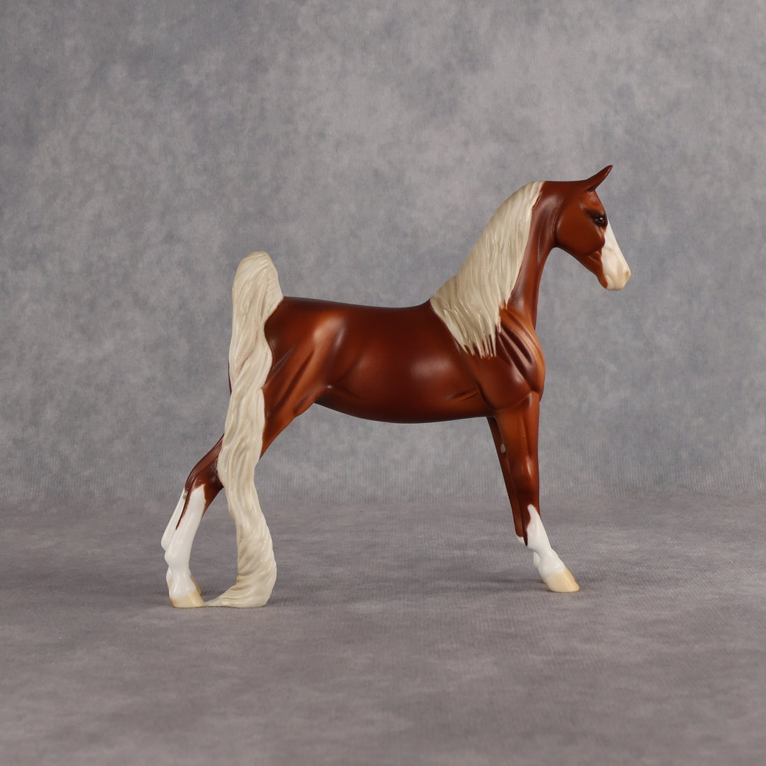 Honey Cinnamon OOAK Pebble Saddlebred by Dawn Quick EQ26