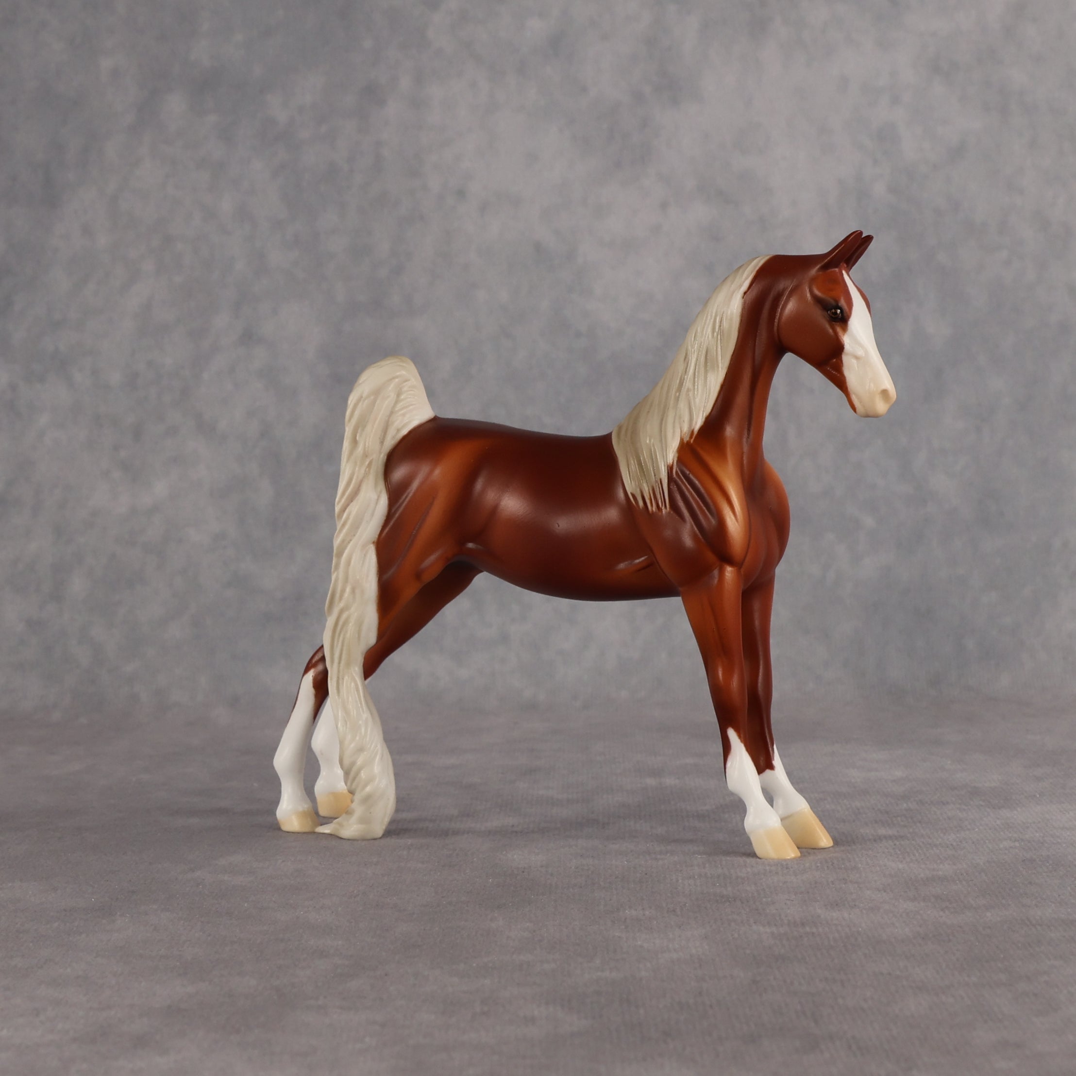 Honey Cinnamon OOAK Pebble Saddlebred by Dawn Quick EQ26
