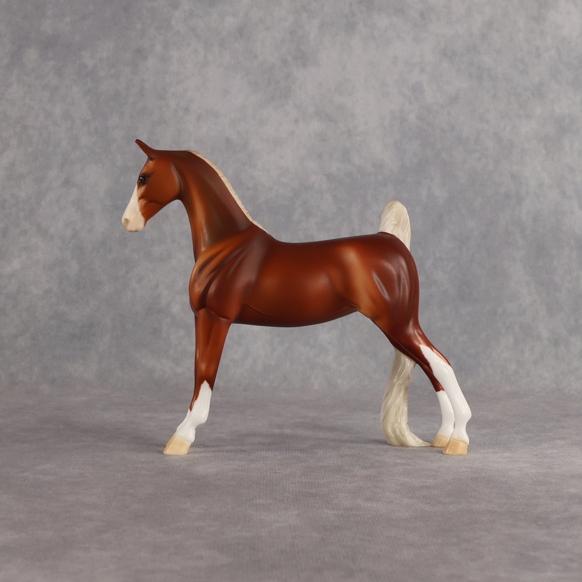 Honey Cinnamon OOAK Pebble Saddlebred by Dawn Quick EQ26