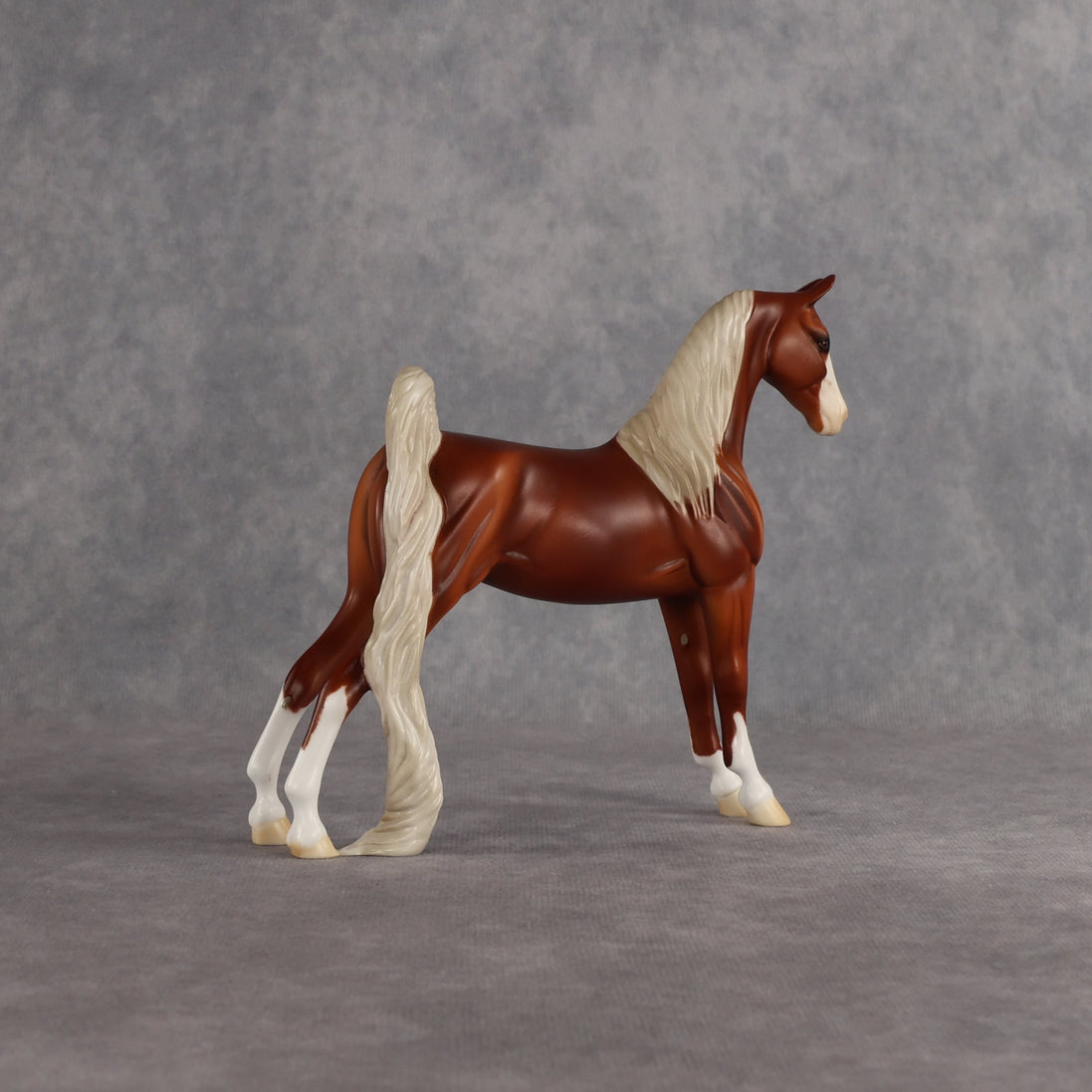 Honey Cinnamon OOAK Pebble Saddlebred by Dawn Quick EQ26