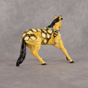 Honeycomb OOAK Chip Cutting Horse by Dawn Quick LHS26