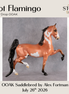 Hot Flamingo OOAK Saddlebred by Alex Fortman DDOOAKs26