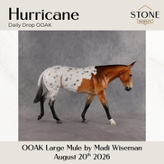 Hurricane OOAK Large Mule by Madi Wiseman DDOOAKs26