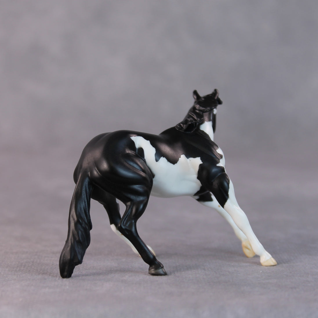 Freddy OOAK Black Pinto Cutter Chip by Jamie Adamson HS24