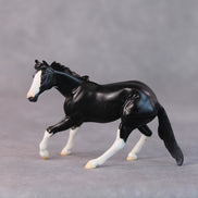Daffy OOAK Black Pinto Cutter Chip by Jamie Adamson HS24