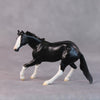 Daffy OOAK Black Pinto Cutter Chip by Jamie Adamson HS24