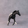 Armadillo OOAK Black Appaloosa Cutter Chip by Jamie Adamson HS24