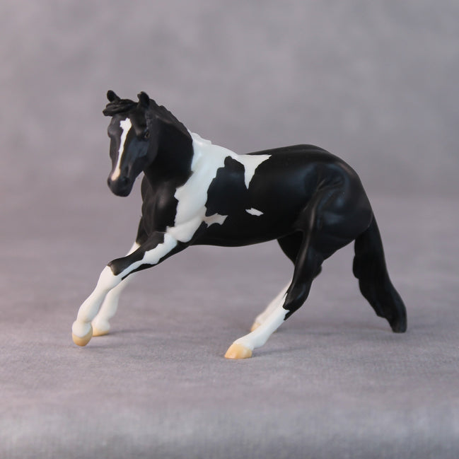 Rhonda OOAK Black Pinto Cutter Chip By Jamie Adamson HS24