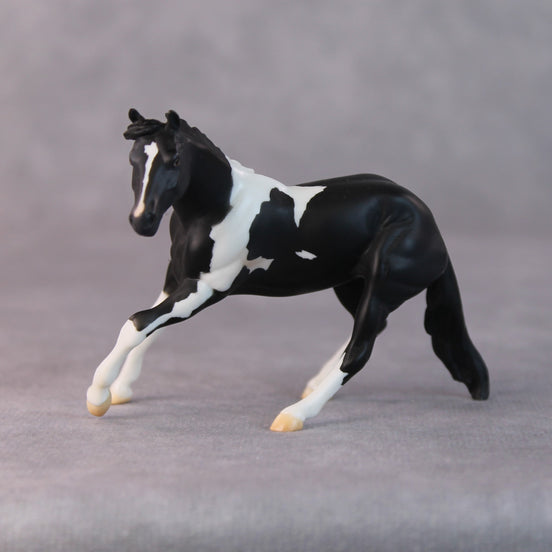 Rhonda OOAK Black Pinto Cutter Chip By Jamie Adamson HS24