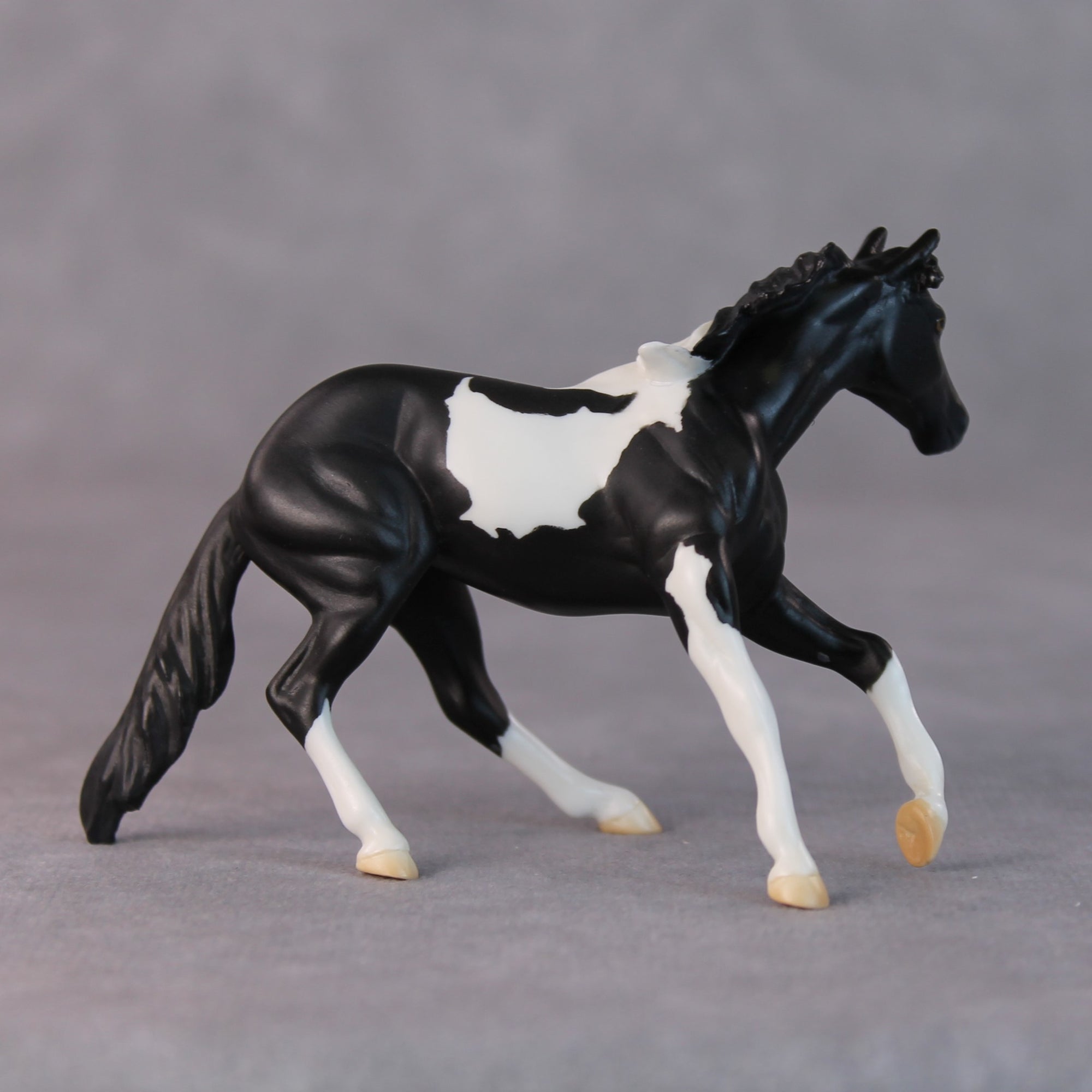 Rhonda OOAK Black Pinto Cutter Chip By Jamie Adamson HS24