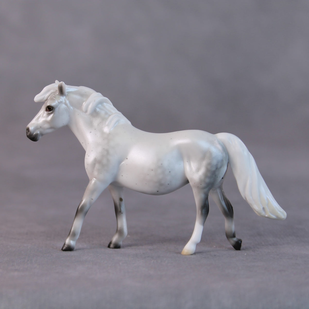 Susan LE-5 Light Dapple Pearl Grey Pony Chip By Ellen Robbins HS24