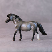 Salad LE-5 Reverse Dapple Pearl Blue Roan Pony Chip By Ellen Robbins HS24