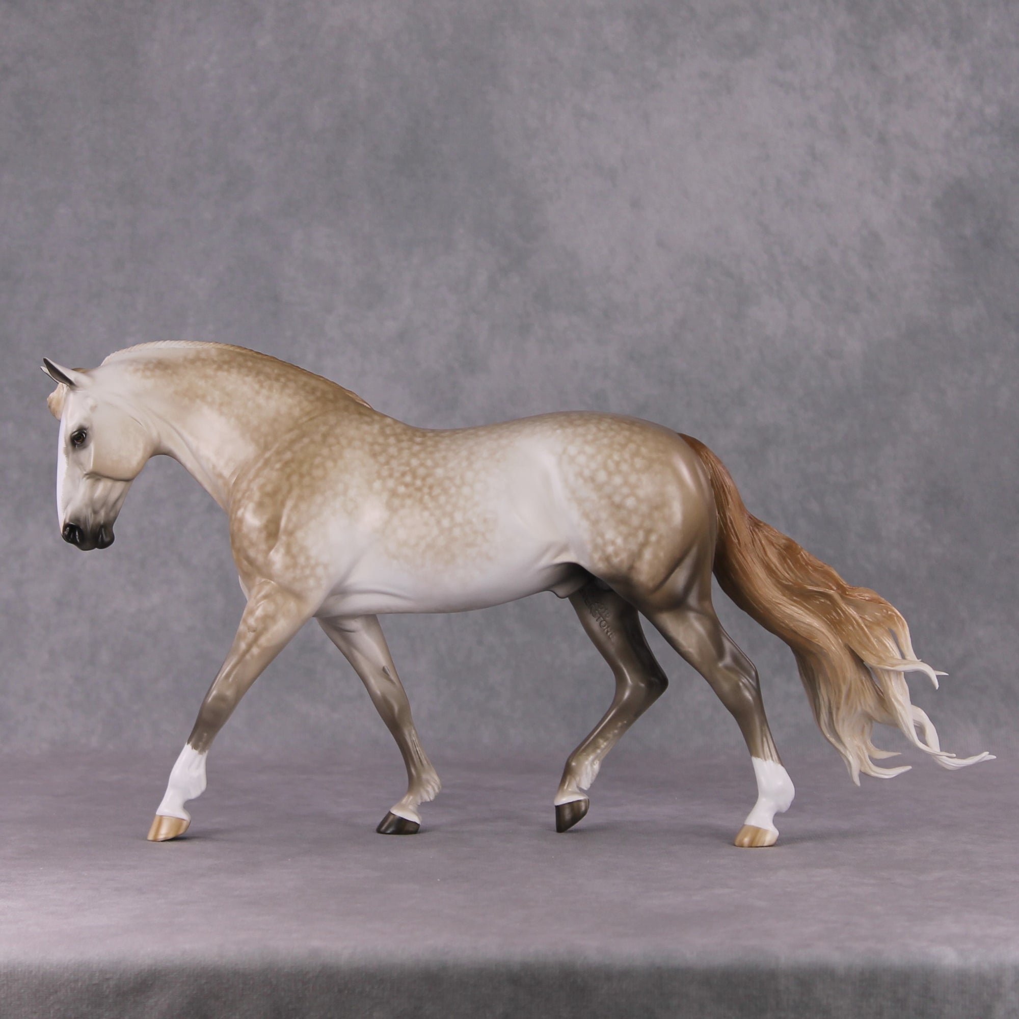 Wencelaus OOAK Dappled Chestnut Going Grey Custom Irish Draught By Sheryl Leisure Best Offers 12/24/24